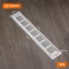 Cubierta Rectangular de Aleación de Aluminio Transpirable Armario Ropero Zapatero Malla Transpirable Gabinete de Gas Ventilación Disipación de Calor Cubierta con Orificios Transpirables