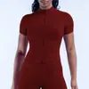 ZORA acabado totalmente mate, en stock chaqueta dfyn con cremallera y manga corta, ropa deportiva de alta elasticidad para correr y entrenar para mujer, tops de yoga
