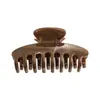Presilha de garra vintage para cabelo de outono para mulheres, presilha de tubarão para cabelos finos, presilha de cabelo de tamanho médio estilo coreano para a parte de trás da cabeça, acessório de cabelo