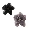Temperamento retro flor de cristal centro taladro caliente flor de malla diadema para el pelo DIY accesorio de flor para zapatos broche flor para ropa