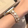 Correa de Metal Perla Pétalo Nácar Adecuada para Apple Watch iWatch Décima Segunda Generación 11/10