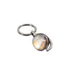 Chaveiro Transparente de Cristal do Sistema Solar Pingente de Vidro da Lua Marte Oito Planetas Pingente do Espaço Sideral Em Estoque