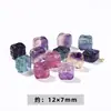Acessórios Personalizados de Fábrica Fluorita Natural com Furo Acessórios Pequenos de Coleta de Gotejamento Pixiu Garra de Gato Raposa DIY Produtos Semi-Acabados