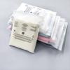 Saco com zíper fosco CPE de aviso de ponto saco de embalagem de roupas para e-commerce transfronteiriço saco plástico transparente selado auto-selante