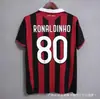 Camisa de Futebol Retrô Clássica Samenetti Ronaldo Kaka Maradini Etoomilito Número Impresso