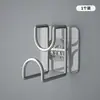 Gancho para lavabo baño inodoro sin perforaciones estante para lavabo gancho adhesivo estante de almacenamiento de pared lavabo colgante venta al por mayor