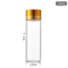 Botellas Selladas con Tapa Dorada, Botellas Dispensadoras Selladas de Rosca de 22mm, Botellas de Deseos, Botellas de Vidrio, Botellas de Azafrán y Cordyceps, Venta al por Mayor con Tapas