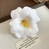 Novo Estilo Presilha de Cabelo Flor de Espuma, Alto Padrão, Requintada e Elegante, Presilha Bico de Pato Estilo Pastoral, Luxo Leve, Acessório de Cabelo Versátil para Mulheres