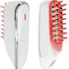 Nuevo Peine Meridianal para el Cuero Cabelludo con Luz Roja y Microcorriente para el Crecimiento del Cabello, Aplicador para Cuero Cabelludo para Aceites Esenciales, Peine Eléctrico Masajeador para la Cabeza