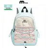 Mochila Estilo Preppy de Color Contrastante Logo Personalizado Bolsa para Montañismo al Aire Libre Mochila Casual Versátil de Gran Capacidad Mochila Escolar para Estudiantes