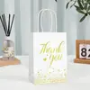 Gracias Bolsa de Regalo Estampado en Caliente Papel Sydney Acción de Gracias Bolsa de Papel de Regalo de Alta Gama Bolso de Mano de Papel Kraft
