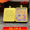 Popular Colgante Thangka Pintado a Mano con las Ocho Deidades Guardianas, Colgante de Collar Buda del Zodiaco, Colgante Thangka