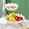 Prato de Frutas Nórdico Sala de Estar Mesa de Centro Casa Luxo Leve Ins Bacia de Frutas Distinta Bandeja de Frutas Criativa para Lanches