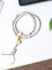 Pulseira Duplo Círculo Bodhi Estrela e Lua para Mulheres, Nova Pulseira de Contas Budista Estilo Chinês, Joias Étnicas de Luxo Leve de Nicho Venda por Atacado