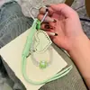 Cadena para Teléfono con Colgante de Corazón Acrílico Serie Miu Llavero Colgante para Bolso Decoración para Funda de Teléfono Mismo Estilo que Xiaohongshu Venta al por Mayor