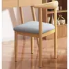 Cadeira com Encosto de Chifre em Ferro Estilo Nórdico para Casa Cadeira de Jantar de Metal Imitação de Madeira Maciça Cadeira de Mesa de Jantar Simples Casual para Quarto