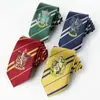 Harry Potter DK Corbata Masculina Hogwarts Serpiente Patio Alrededores Golpeado a Mano Gryphindor Slytherin Corbata JK Femenina
