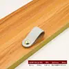 Asa de Maleta de Cuero Asa de Puerta de Gabinete Cajón Asa de Cuero Genuino Asa de Cuero Negra Marrón Minimalista Moderna Transfronteriza