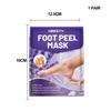 Hbesty Mascarilla de Lavanda para Pies Cuidado de Pies Mascarilla para Pies Mascarilla Exfoliante para Cuidado de Pies