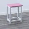 Bancos de Taller, Bancos de Operación de Fábrica, Bancos de Trabajo, Taburetes Cuadrados Pequeños de Acero y Madera, Bancos de Hierro para Comida Rápida, Bancos Metálicos de Entrenamiento