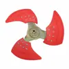 Aspas de ventilador de enfriador, aspas de ventilador de aire acondicionado refrigerado por agua, aspas de ventilador de plástico, aspas de ventilador de hierro de tres aspas, otras aspas de ventilador de aire acondicionado