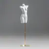 Maniquí de Lencería de Medio Cuerpo para Exhibición en Escaparate de Tienda de Ropa Interior para Hombres y Mujeres, Soporte de Modelo para Trajes de Baño y Sujetadores