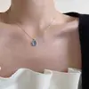 Colar Borboleta Pérola Prata de Lei S925 Design Feminino Senso de Estilo Nicho Senso de Alto Padrão Acessórios Sem Cor Corrente para Clavícula Versátil Tendência