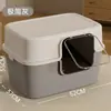 Caixa de areia para gatos extra grande, à prova de odores, à prova de respingos, vaso sanitário para gatos totalmente fechado, atacado de fabricante de suprimentos para animais de estimação