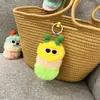 Nuevo Llavero de Oruga Linda Muñeco de Peluche de Dibujos Animados Colgante para Bolso Encanto Creativa para Teléfono Pequeño Regalo