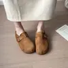 Zapatillas Mary Jane de Suela Gruesa para Otoño 2026 Versátiles con Plataforma Interna Puntera Cerrada Slip-On Perezosas para Mujer