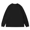 Camiseta de Manga Larga de Algodón Romano 220g Transfronteriza, Capa Base de Color Sólido, Holgada y Transpirable, Estilo Otoño e Invierno para Hombre, Artículo de Gran Venta Trum