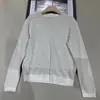 Camiseta para Mujer BORBOTIE 2026 Otoño/Invierno Nueva Moda BC Versátil Lino Brillo Fino Bordada Cuello Redondo Top