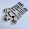 Exportado a Japón Posavasos Lindo de Fieltro de Lana de Animal Forma de Dibujo Animado Adorno de Escritorio Mantel Individual Pad Aislante Regalo de Navidad