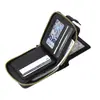 Producto Nuevo Transfronterizo 2026 Cartera Corta Retro para Hombre Cremallera Horizontal Portatarjetas Multifunción 70% de descuento Billetera para Monedas con Hebilla