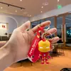 Llavero de Spider-Man de Dibujos Animados PVC Capitán América Iron Man Adornos Marvel Hecho a Mano Bolso de Oficina Colgante