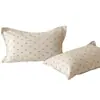 Fundas de Almohada Cómodas de Algodón Estilo Coreano, un Par para Uso en Casa, Funda para Almohada Individual de Adulto, Algodón Puro, 48X74, Dos Piezas