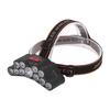 Nueva Linterna Frontal LED de 11 LEDs Transfronteriza para Pesca Nocturna al Aire Libre, Impermeable, Recargable, Patrulla, Linterna Frontal de Luz Fuerte para la Noche