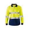 Camisa Polo de Malha de Secagem Rápida Roupas de Trabalho Refletivas para Construção de Estradas Roupas de Proteção ao Trabalho para Limpeza Camiseta com Gola Uniforme de Trabalho