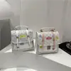 Bolsas Casuais para Mulheres, Estilo College de Nicho, Bolsas de Mão Simples para o Dia a Dia, Mochilas Versáteis e Modernas, Bolsas Quadradas Pequenas Multifuncionais