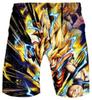 Chen Ziliang 3D impressão colorida casual shorts praia calças