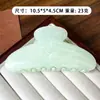 Presilha de Cabelo Fashion Transfronteiriça com Toque de Luxo, Padrão Nuvem de Mármore Plástico, Presilha Grande de Tubarão para a Parte de Trás da Cabeça, Presilha Grande de Garra Crescente Meia-Lua