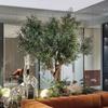 Venta directa simulación olivo grande de pie planta verde biónica decoración de paisaje interior y exterior paisajismo de ventana árbol falso INS