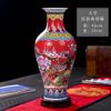 Jarrón de cerámica Jingdezhen, jarrón grande de suelo chino, arreglo floral, decoración moderna para sala de estar de hotel, decoración de mueble de TV