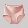 Roupa íntima de algodão puro popular de tamanho grande para mulheres, cintura alta, controle de barriga, levantamento de glúteos, algodão antibacteriano, calcinha plus size para mães cheinhas