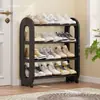 Sapateira para Entrada de Casa, Solução de Armazenamento Simples de Múltiplas Camadas, Armário de Sapatos Conveniente Sob a Mesa para Dormitório, Armário de Sapatos para Corredor de Apartamento Alugado