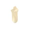 Meias Curas de Algodão Puro para Mulheres com Punhos em Formato de Orelha, Antibacterianas, Resistentes a Odores, Malha Respirável, Meias Esportivas e Casuais Sem Costura, Meias Zhuji