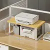 Soporte para impresora, estante para escritorio de oficina, estante organizador de archivos para escritorio en casa, soporte pequeño para copiadora de escritorio
