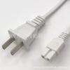 Estándar Nacional Enchufe Plano de Dos Clavijas Cable Cola de 8 Caracteres CA Cable de Alimentación de Dos Núcleos Cola de 8 Caracteres Enchufe en Forma de B Enchufe de Manta Eléctrica de Rango Medio