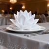 Lujo Ligero Elegante Especial Hotel 100% Satín Blanco Engrosado Algodón Servilleta Tela Paño para Taza Sin Pelusa