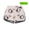 Hello Kitty impressão digital 3D shorts casuais femininos da moda para casa shorts de verão logotipo imprimível roupa feminina atacado